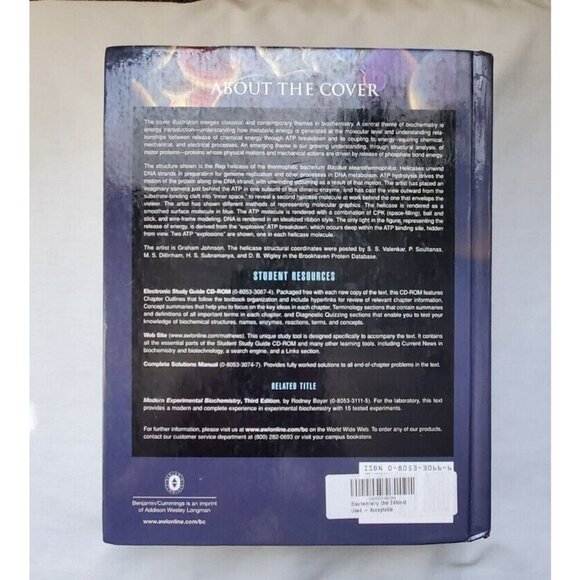 Biochemistry 3rd Edition, With CD Rom Hardcover - Picture 2 of 5